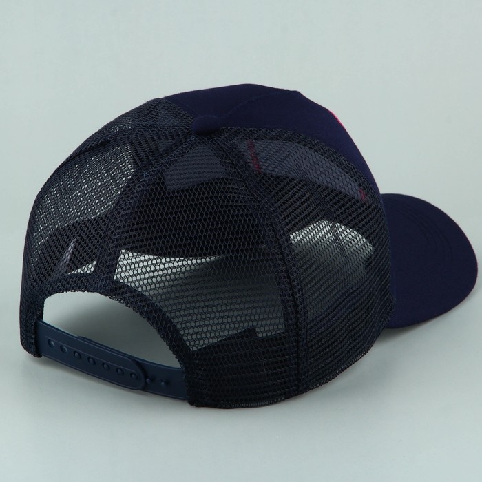 Кепка женская с сеткой &laquo;Ангел&raquo;, цвет синий, р-р 56