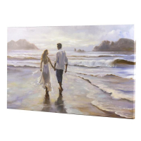 Картина на холсте "Влюблённые на берегу" 60*100 см Картина на холсте "Влюблённые на берегу" 60*100 см