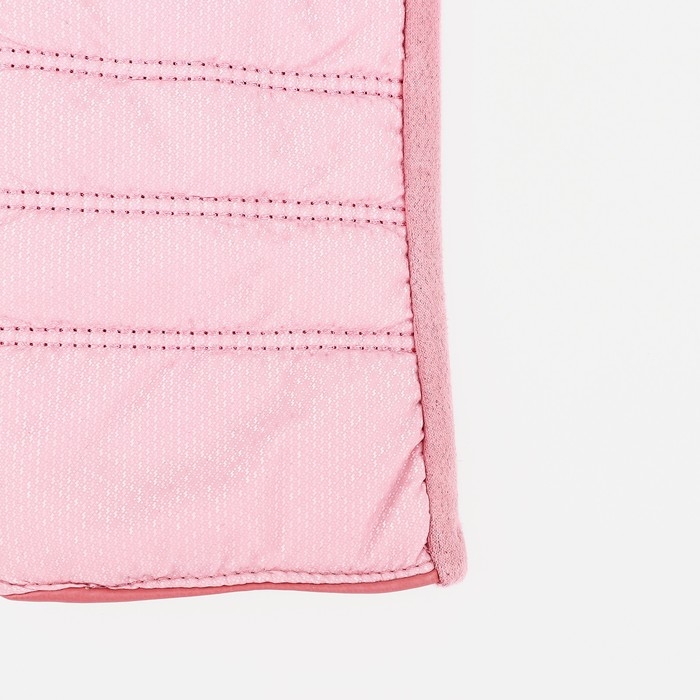 Перчатки женские, безразмерные, с утеплителем, цвет розовый Перчатки женские, безразмерные, с утеплителем, цвет розовый