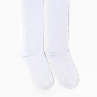 Колготки детские ажурные, цвет белый, рост 98-104 см Колготки детские ажурные, цвет белый, рост 98-104 см