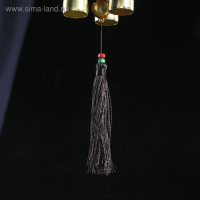 Музыка ветра металл "Маленький будда" 3 колокольчика МИКС 40 см