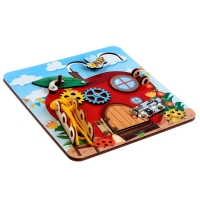 Развивающая доска «Бизи-Яблоко» Развивающая доска «Бизи-Яблоко»