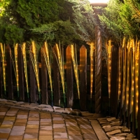 Садовый светильник на солнечной батарее «Колосья» Uniel, LED, IP44, 5 Лм, 750х3600х100 мм, цвет жёлтый Садовый светильник на солнечной батарее «Колосья» Uniel, LED, IP44, 5 Лм, 750х3600х100 мм, цвет жёлтый