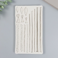 Молд силикон "Макраме" 19,6х11,1х1,2 см Молд силикон "Макраме" 19,6х11,1х1,2 см