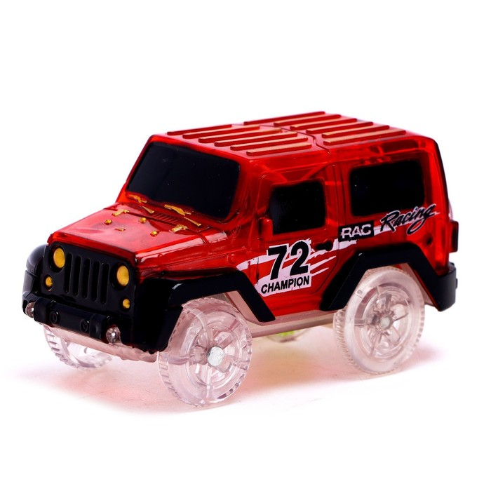 Автотрек &laquo;Магический Трек&raquo;, гибкий, светится в темноте, 56 деталей