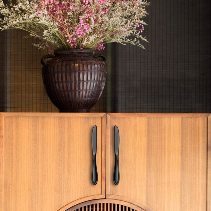 Ручка-скоба "Нож" CAPPIO RSC002, м/о 76 мм, цвет черный