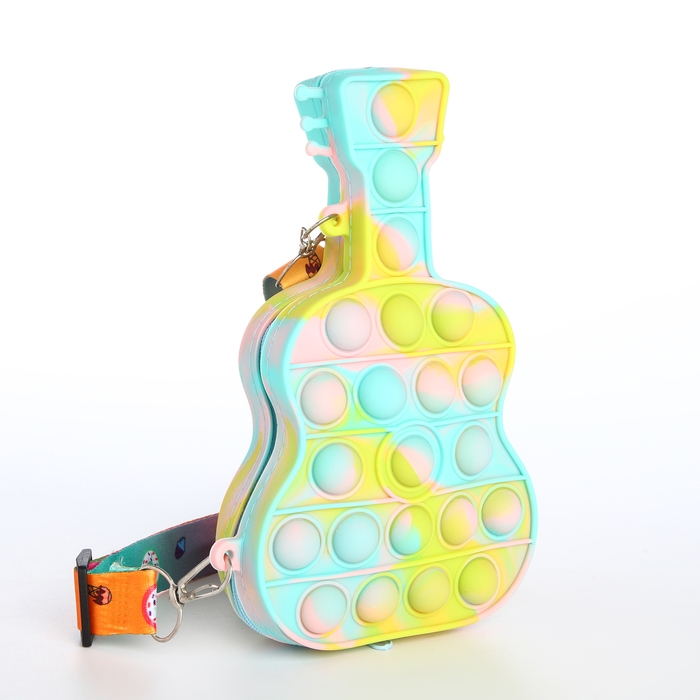 Сумка детская для девочки на молнии «Выбражулька», pop it, цвет разноцветный Сумка детская для девочки на молнии «Выбражулька», pop it, цвет разноцветный