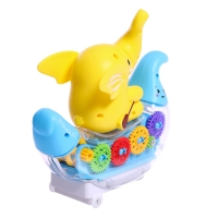 Музыкальная каталка &laquo;Плывущий слонёнок&raquo;, звуковые эффекты, цвета МИКС