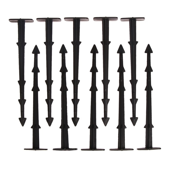 Набор колышков для зажима укрывного материала, h = 17 см, набор 10 шт., Greengo