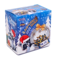 Ёлочный шар своими руками на новый год &laquo;Весёлого Нового года&raquo; с пожеланиями, новогодний набор для творчества