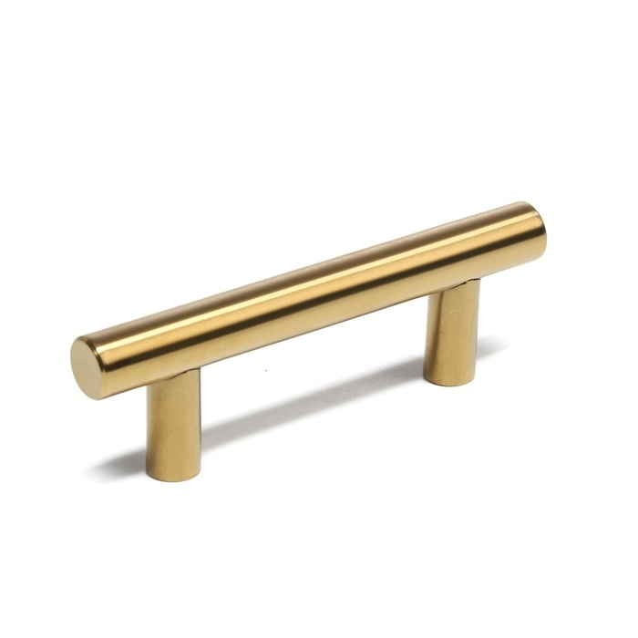 Ручка рейлинг CAPPIO FRIDA, нерж. сталь, d=12 мм, м/о 64 мм, цвет золото