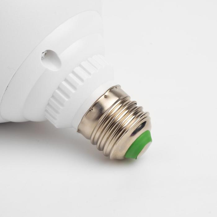 Световой прибор &laquo;Праздничная лампа&raquo; 11 см, Е27, динамик, пульт ДУ, свечение RGB