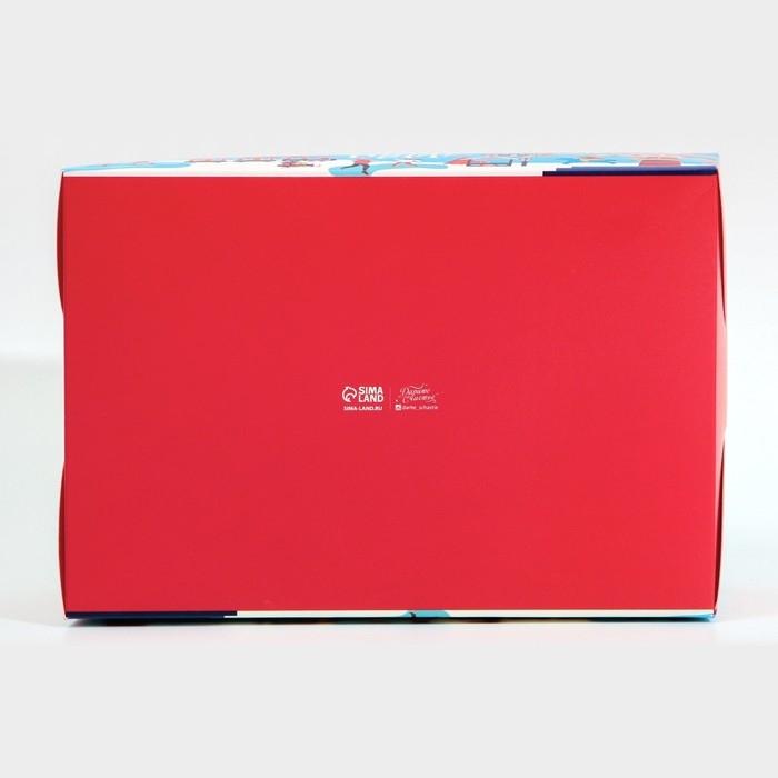 Коробка для капкейка &laquo;Новогодние каникулы&raquo;, 23 х 16 х 10 см, Новый год