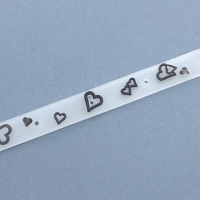 Ошейник, светящийся в темноте, "Нежные сердца" (люминесцентный), 30 х 1 см, ОШ 19-26 см, микс Ошейник, светящийся в темноте, "Нежные сердца" (люминесцентный), 30 х 1 см, ОШ 19-26 см, микс