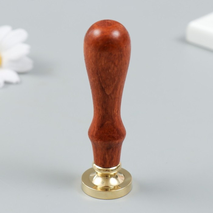 Печать для сургуча с деревянной ручкой "Ёлочные украшения" 9х2,5х2,5 см