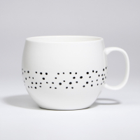 Кружка керамическая XXL &laquo;Супер мама&raquo;, 600 мл , цвет белый