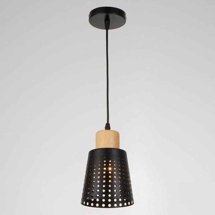 Светильник BayerLux 1666/1BK E27 40Вт черный 13х13х21 см