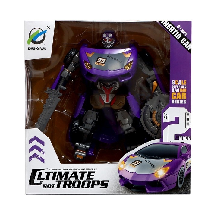 Робот &laquo;Спорткар&raquo;, трансформируется