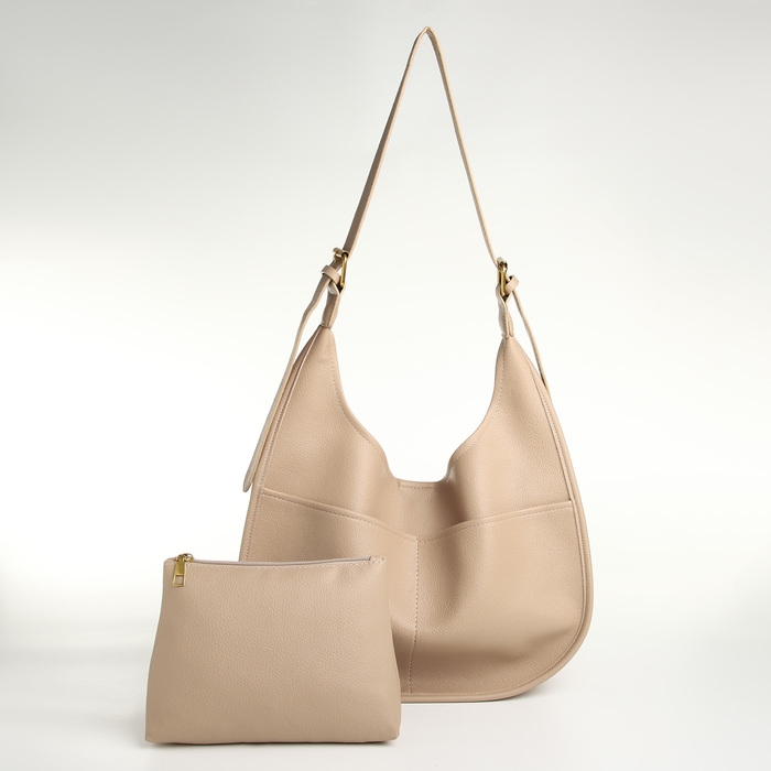 Сумка женская на магните TEXTURA, средний размер, цвет бежевый Сумка женская на магните TEXTURA, средний размер, цвет бежевый