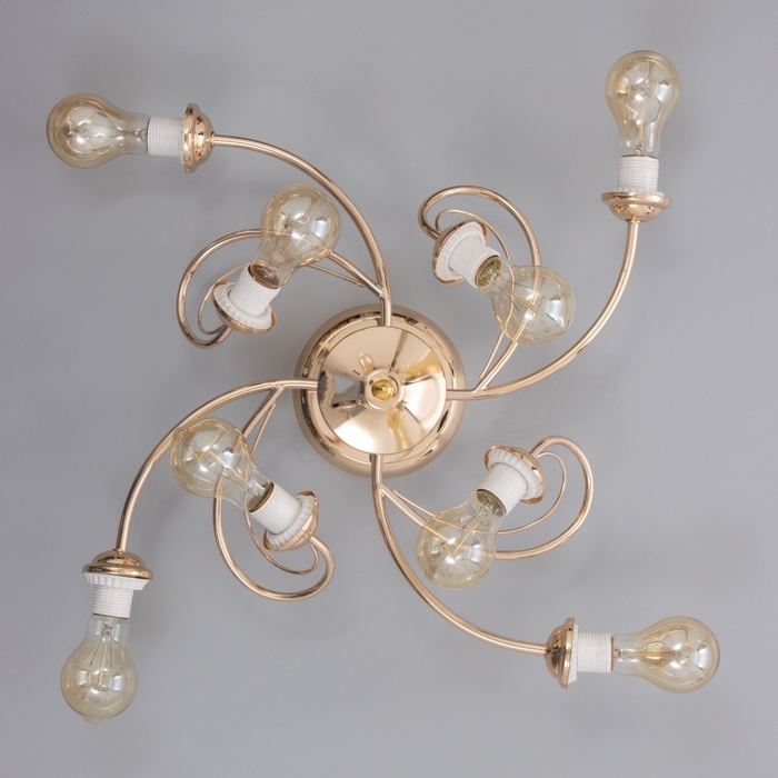 Люстра "Венда" бп 8х40Вт Е27 Золото МОДЕЛЬ: 2800089