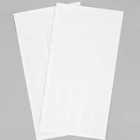 Стикеры эпоксидные прозрачные заготовки 3D 100 шт 2,5 x 2,5 см