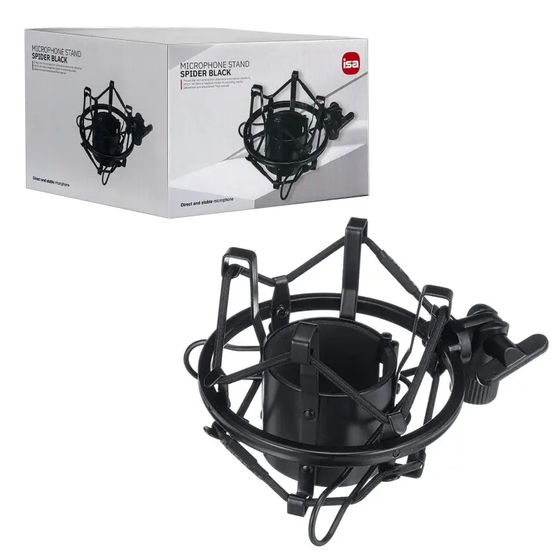 Держатель микрофона металл противоударный MC-1 ISA (паук) (100шт/кор)