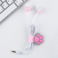 Наушники вакуумные, держатель для проводов &laquo;Oh, my cat&raquo;, мод. VBT 1.4, 12,5 х 8,5 см.