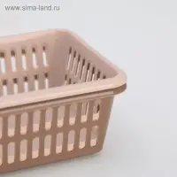 Корзина для хранения Полимербыт, пластик, 20&times;10&times;4.8 см, МИКС