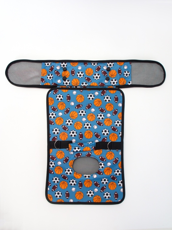 Сумка - переноска для животных "Спорт", размер S, 37,5 х 17 х 22 см, голубая