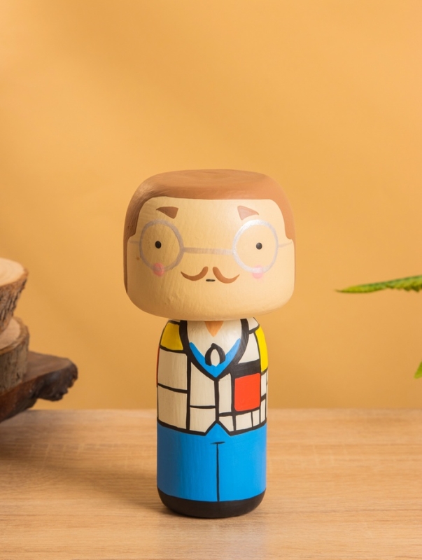 Деревянная кукла кокеши &laquo;Пит&raquo;, 8&times;7.5&times;16 см