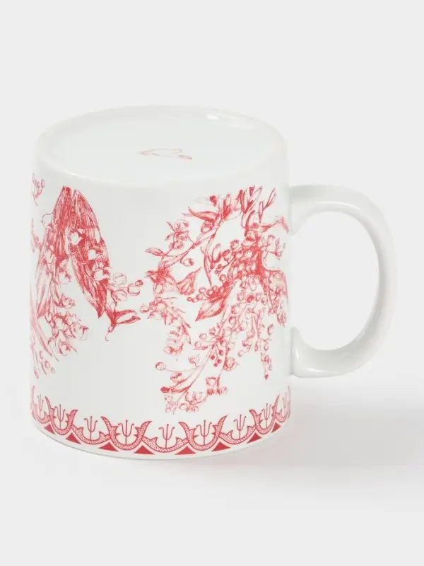 Кружка Дулевский фарфор &laquo;Райские ландыши&raquo;, 300 мл, фарфор