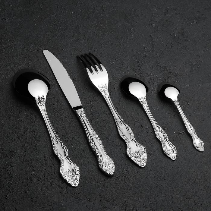 Набор столовых приборов &laquo;Тройка&raquo;, 30 предметов, декоративная коробка