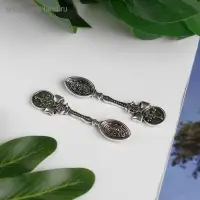 Сувенир кошельковый металл "Ложка-загребушка. Рубль" 5х1 см