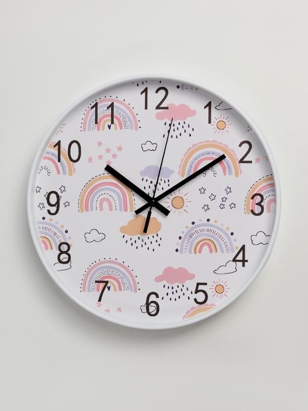 Часы настенные детские &laquo;Погода&raquo;, плавный ход, d-25 см