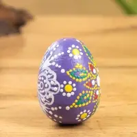 Сувенир "Яичко" дерево 5х5х6 см