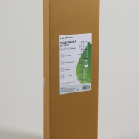 Подставка для цветов Greengo, 8 полок, 43 &times; 22 &times; 141 см, напольная, металл, белая