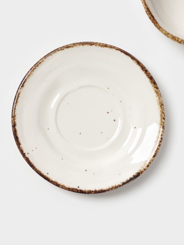 Бульонница Magistro "Alpine Frost" 250 мл 14,6х14,6х7,2 цвет белый с блюдцем