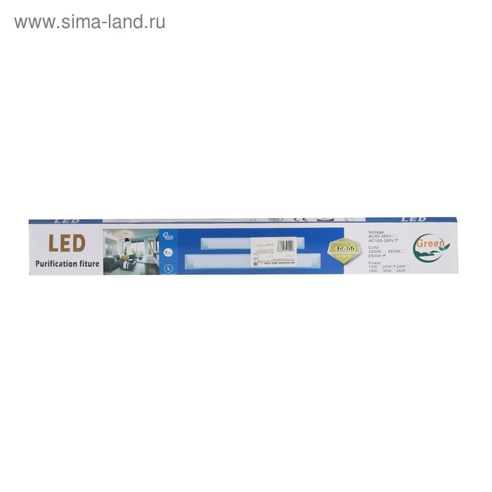 Светильник светодиодный, 20 Вт, 1900 Лм, 6500К, 165-265 В, 600 мм Светильник светодиодный, 20 Вт, 1900 Лм, 6500К, 165-265 В, 600 мм