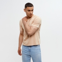 Футболка мужская MINAKU: Basic line MAN цвет бежевый, размер 56 Футболка мужская MINAKU: Basic line MAN цвет бежевый, размер 56