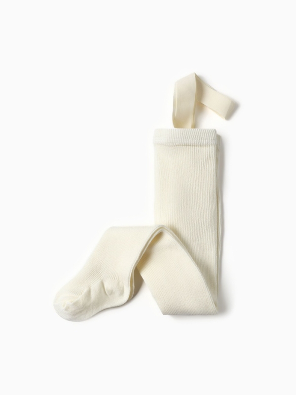 Колготки детские с лямками MINAKU, цв.молочный, рост 62-68