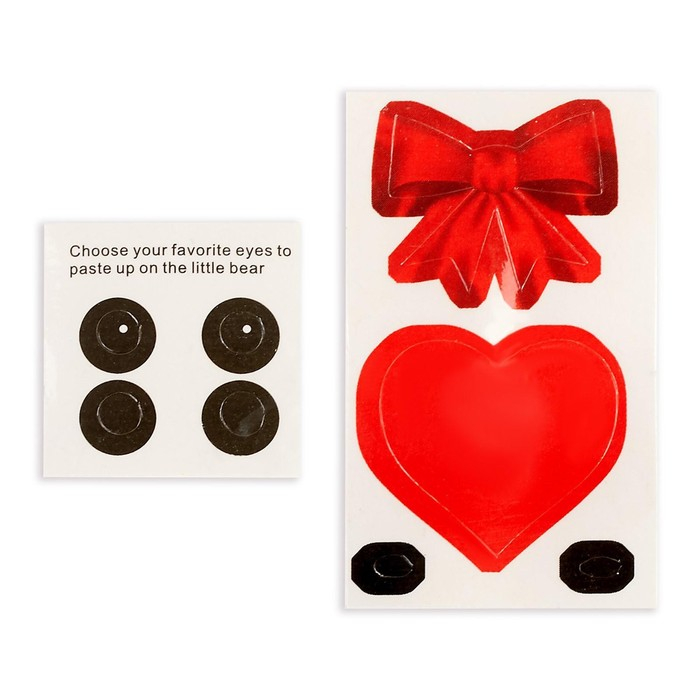 3D пазл &laquo;Мишка&raquo;, кристаллический, 41 деталь, цвета МИКС