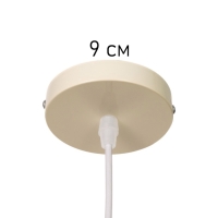 Светильник Timothy 1х40Вт Е27 пр-1м кремовый 32,5х32,5х12см