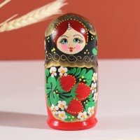 Матрёшка "Анна", хохлома, 5-кукольная, 11см