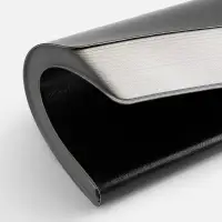 Ежедневник Doppio, недатированный, черный с серым