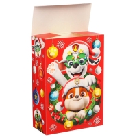 Коробка подарочная, "С Новым годом", 16 х 23 х 7,5 см, Щенячий патруль Коробка подарочная, "С Новым годом", 16 х 23 х 7,5 см, Щенячий патруль