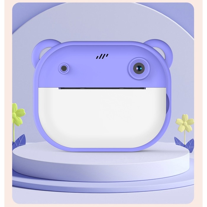 Мини-принтер с камерой LPR-21, Туре-С, лента, ремешок, голубой Мини-принтер с камерой LPR-21, Туре-С, лента, ремешок, голубой