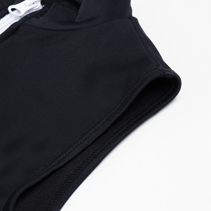 Купальник женский слитный MINAKU на молнии, цвет чёрный, размер 48 Купальник женский слитный MINAKU на молнии, цвет чёрный, размер 48