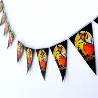 Гирлянда &laquo;Хэллоуин&raquo; 10 флажков