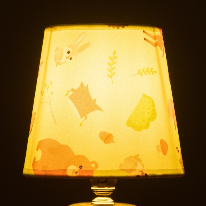 Абажур универсальный "Лесная жизнь"  Е14 14х14х13см
