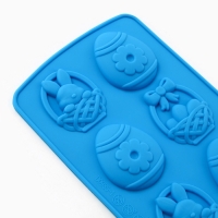 Силиконовая форма для выпечки на Пасху &laquo;Пасхальная композиция&raquo;, 10.6 х 20.7 см